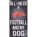 Fan Creations Fan Creations C0640 University Of Arkansas Football And My Dog Sign C0640-Arkansas